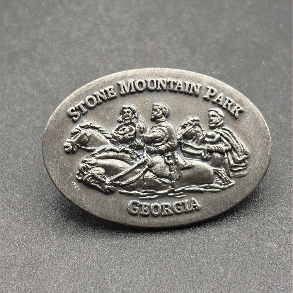 Stone Mountain Park Georgia Silver Tone Lapel Hat Pin